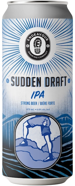 Sudden draft IPA can of beer