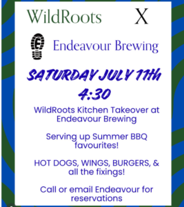 event - WildRoots Bistro ~ Kitchen Takeover